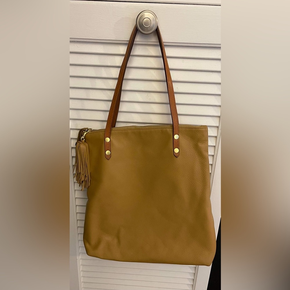 K Slade Camel Jessee tote